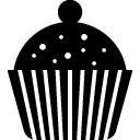 Cupcake line icon