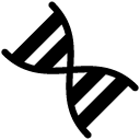 DNA String solid icon