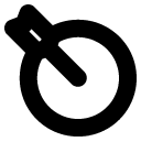 Darts line icon