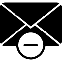 Delete Message glyph Icon
