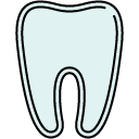 Dental filled outline icon