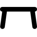 Dining table line icon