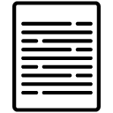 Document solid icon