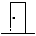 Door line icon
