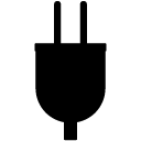 Electricity Plug solid icon