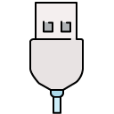 Electricity plug filled outline icon
