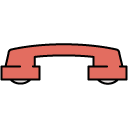 End call filled outline Icon