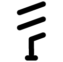 Energy Efficient Lightbulb line icon