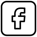 Facebook line icon