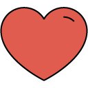 Favourite filled outline Icon