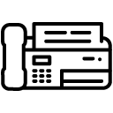 Fax Machine line icon