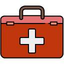 First Aid Box filled outline icon