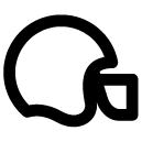 Football Helmet line icon