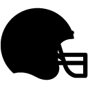 Football Helmet solid icon