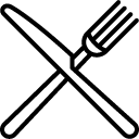 Fork Knife line icon