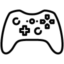 Game controller line icon