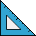 Geometry Tool filled outline icon