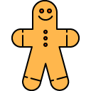 Gingerbread Man line icon