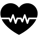Heartrate solid icon