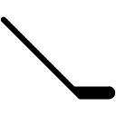 Hockey Stick solid icon