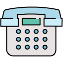 Home Phone filled outline icon