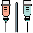 IV bags filled outline icon