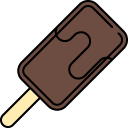 Ice-cream stick line icon