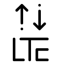 LTE connection line Icon