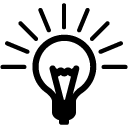 Lightbulb_2 solid icon