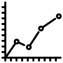 Line chart_1 solid icon