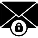 Lock Message glyph Icon