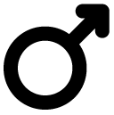 Male Gender line icon
