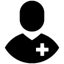 Medical Employee solid icon