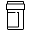 Medication Bottle line icon
