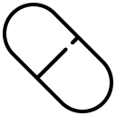 Medication Pill line icon