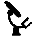 Microscope solid icon