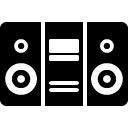 Music Player filled outline icon