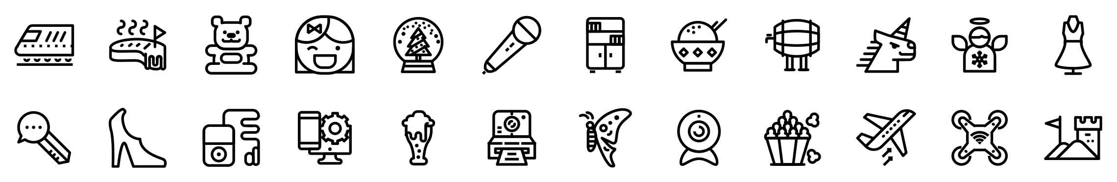 native line icons pack