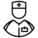 Nurse line icon