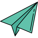 Paper Aeroplane_1 filled outline Icon