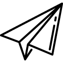 Paper Aeroplane_1 line Icon