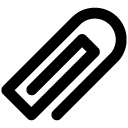 Paperclip solid icon