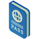 Passport freebie icon