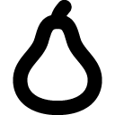 Pear line icon