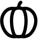 Pumpkin line icon