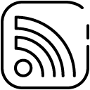RSS feed line icon