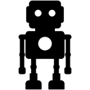 Robot solid icon