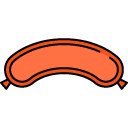 Sausage line icon