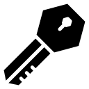 Shaped Key glyph Icon