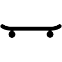 Skateboard solid icon